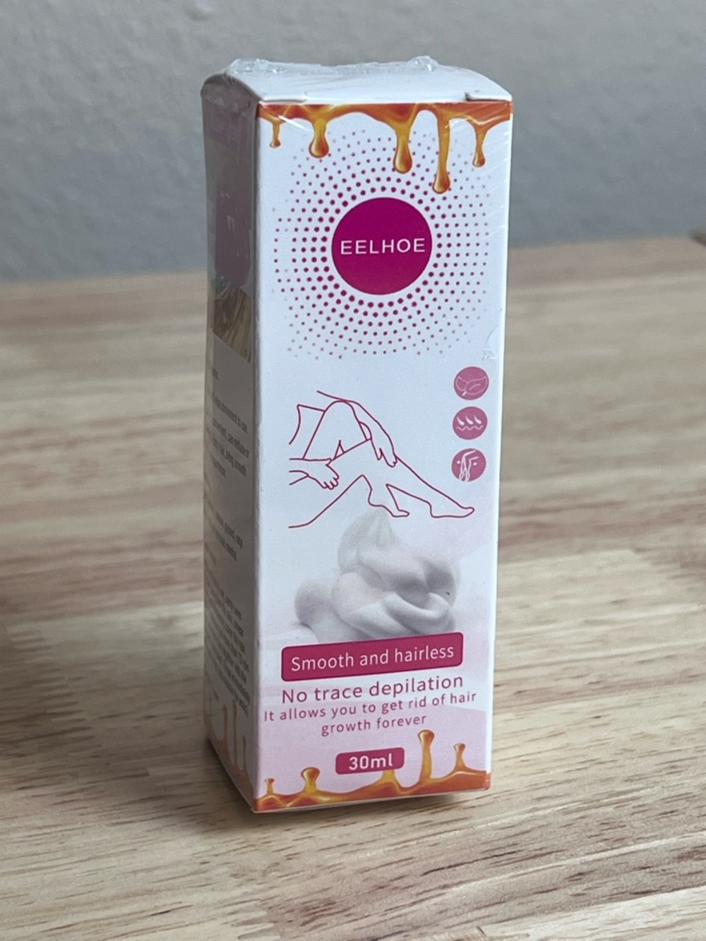 EELHOE Hair Removal Cream 30ml New In Box